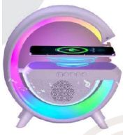 G Lamp Speaker for Music Playback and Decorative Lighting, Stylish Desk Gift Item for Home Decor, Corporate Gifting and Everyday Entertainment Use